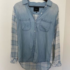Rails Denim/Plaid Shirt